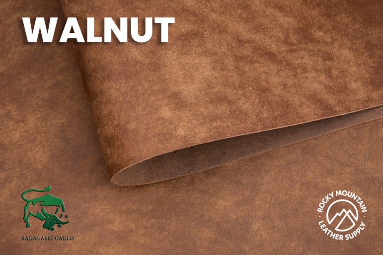 Leather Cow Keychain