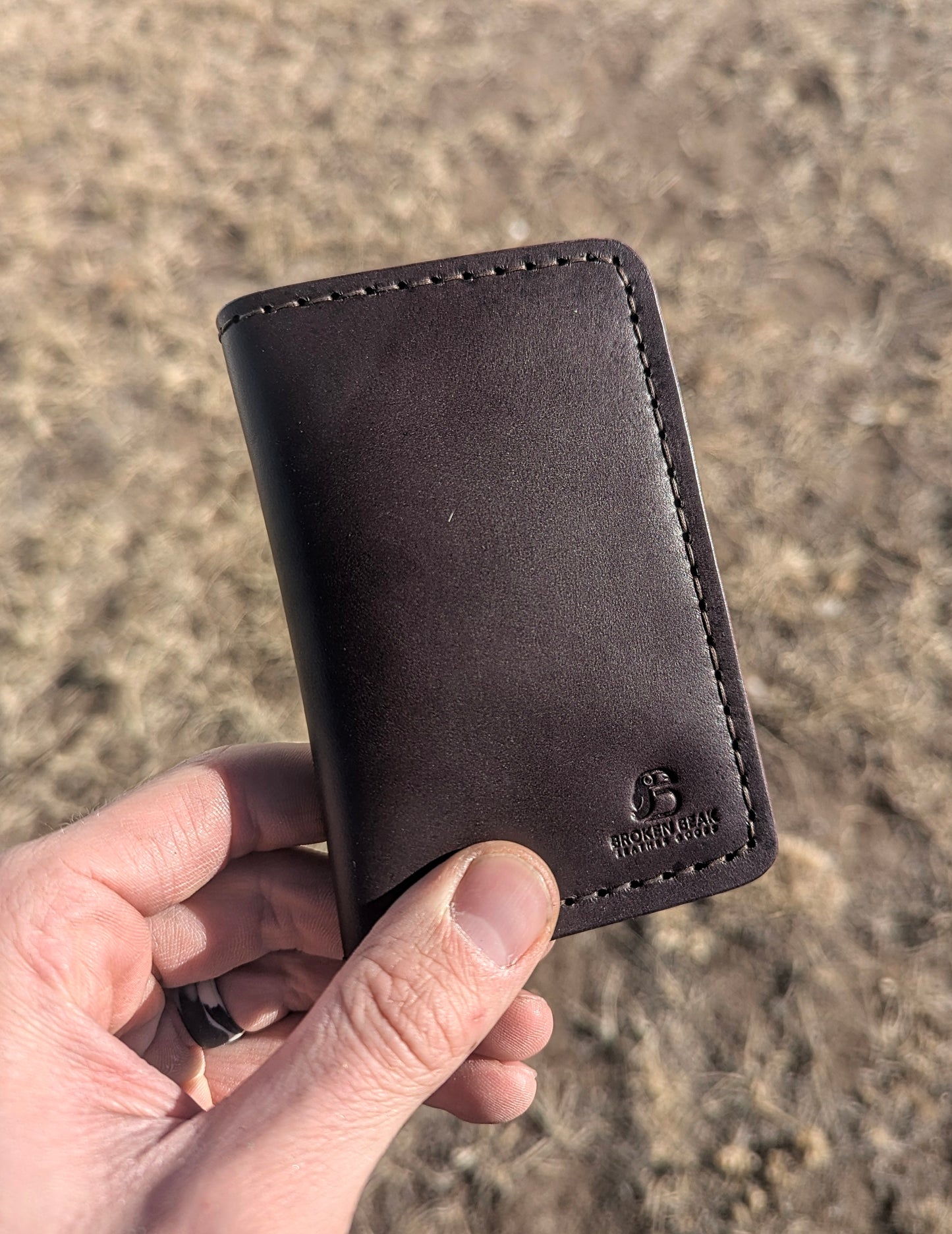 Vertical Wallet - English Bridle