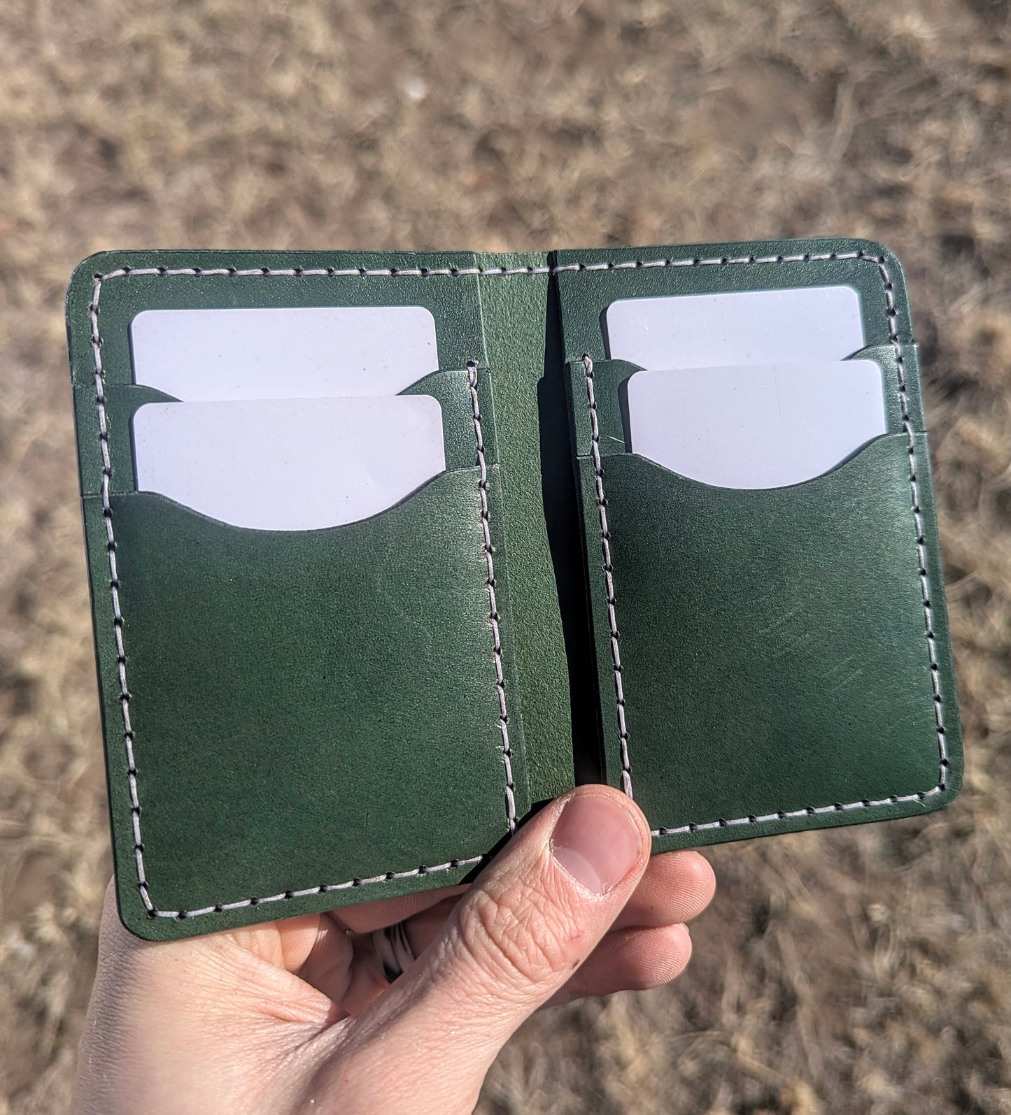 Vertical Wallet - English Bridle